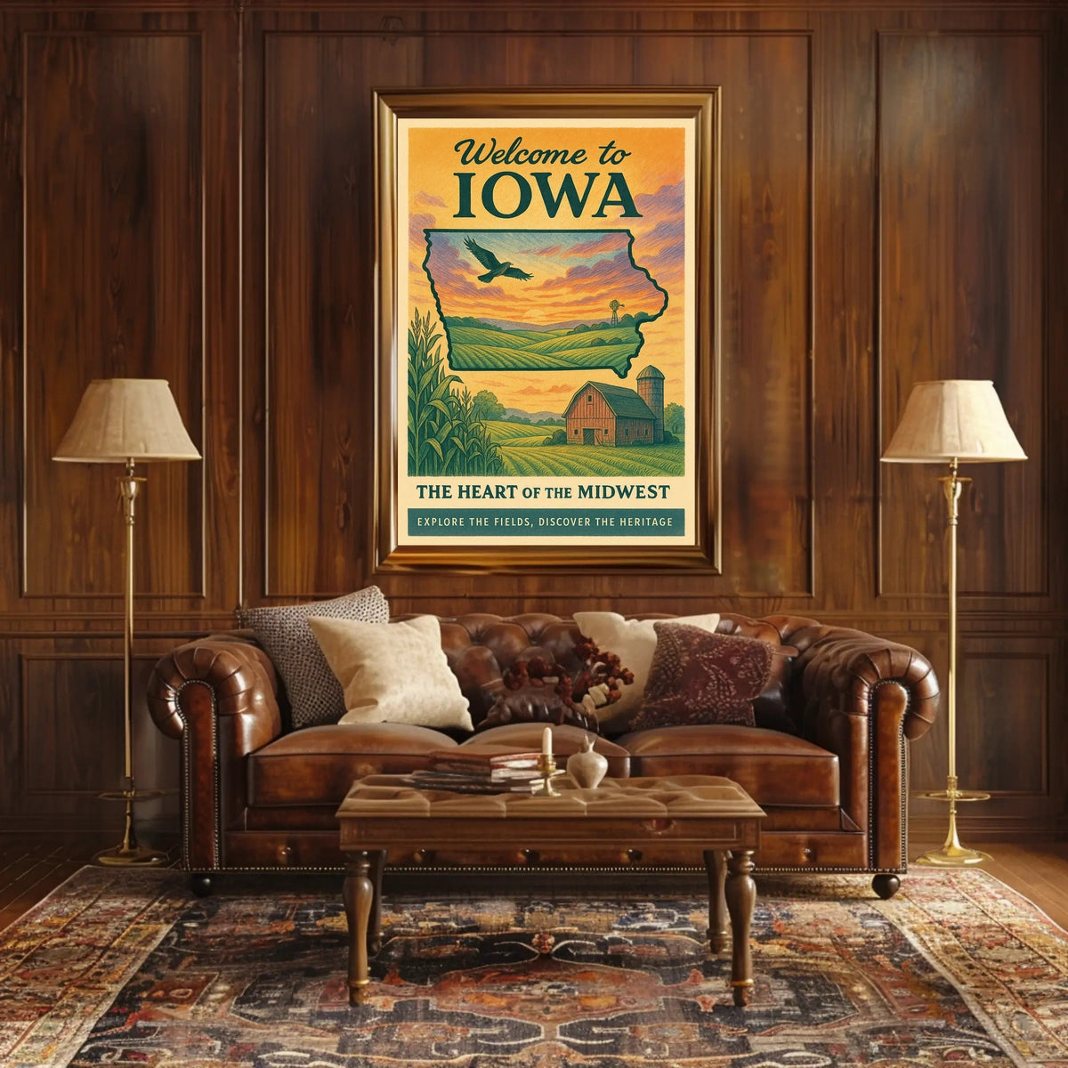 Welcome to Iowa Poster