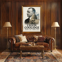 Calvin Coolidge 30th President of the United States Reflections Poster