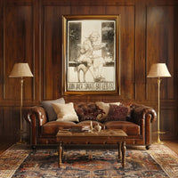 Jack Spratt Health Conscious WWII Propaganda Poster PosterGoat