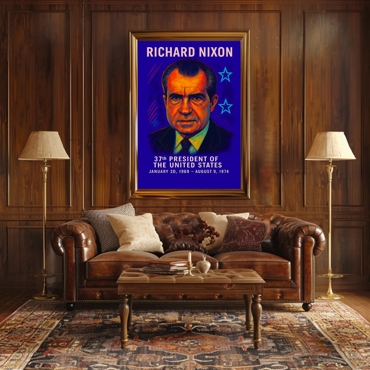 Richard Nixon 37th President Poster