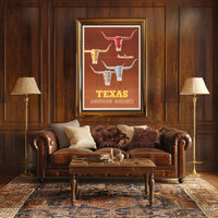 Texas Travel Poster PosterGoat