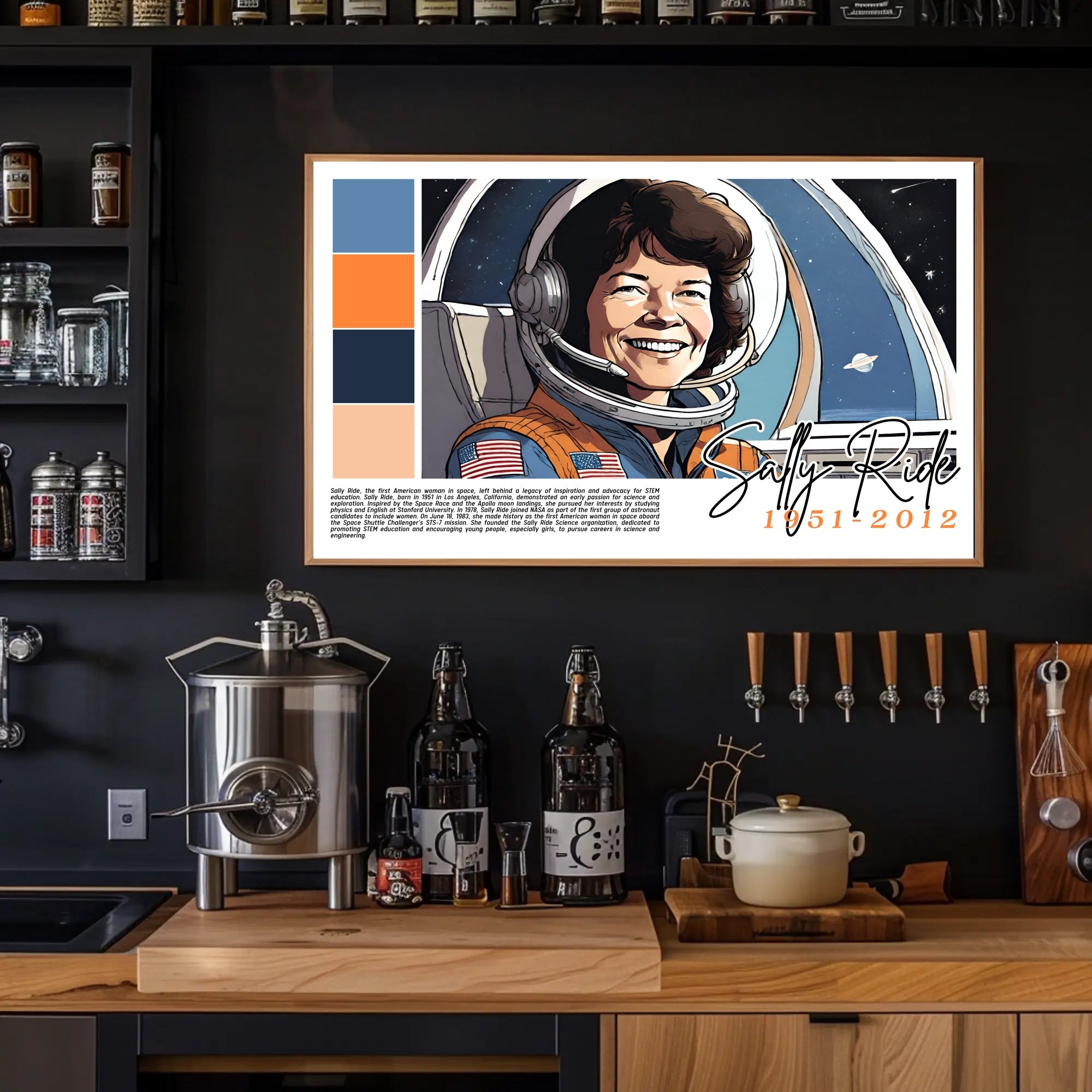 Sally Ride: A Legacy in Space and STEM Poster