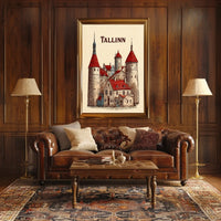 Tallinn A Historic Cityscape Poster