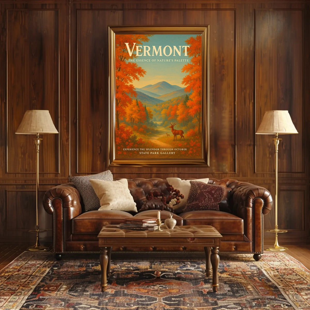 Vermont The Essence of Natures Palette Poster