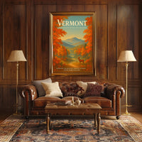 Vermont The Essence of Natures Palette Poster