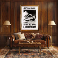 Coast Guard Ship in Ice Military Recruitment Poster