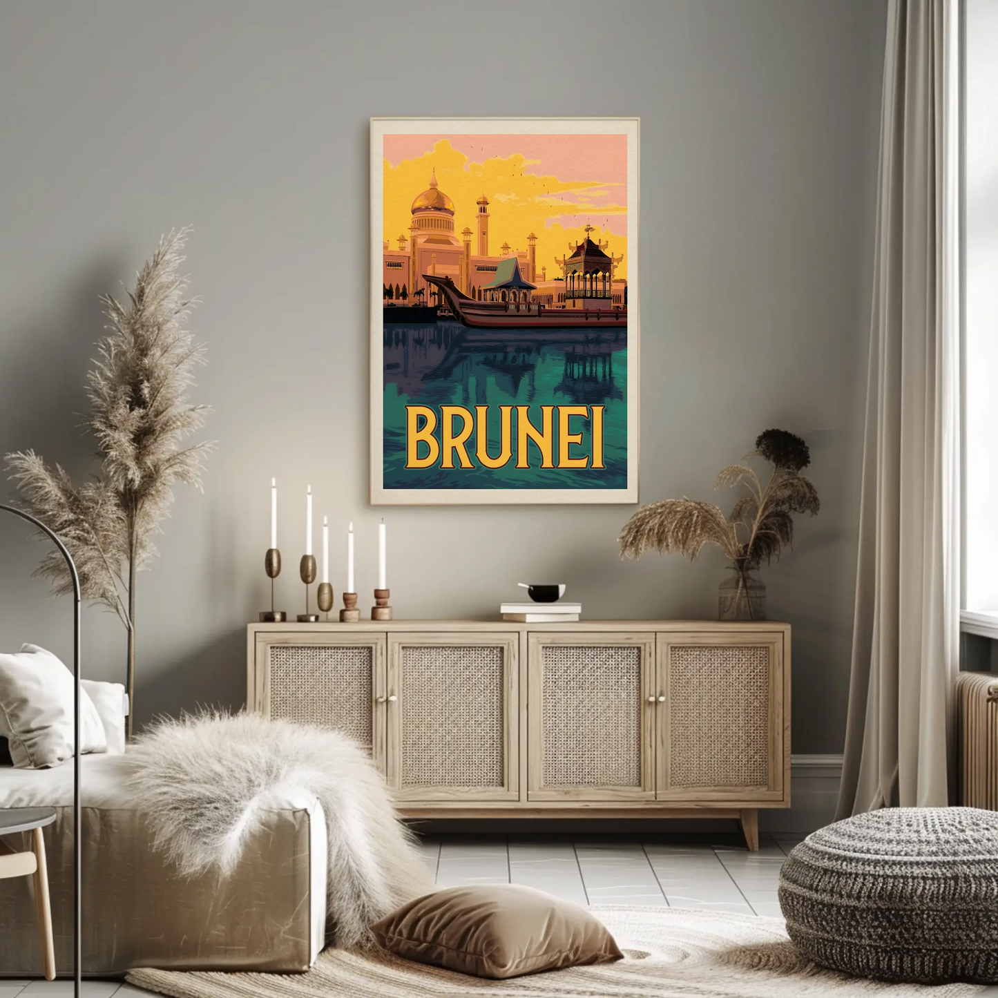 Vintage Poster Brunei