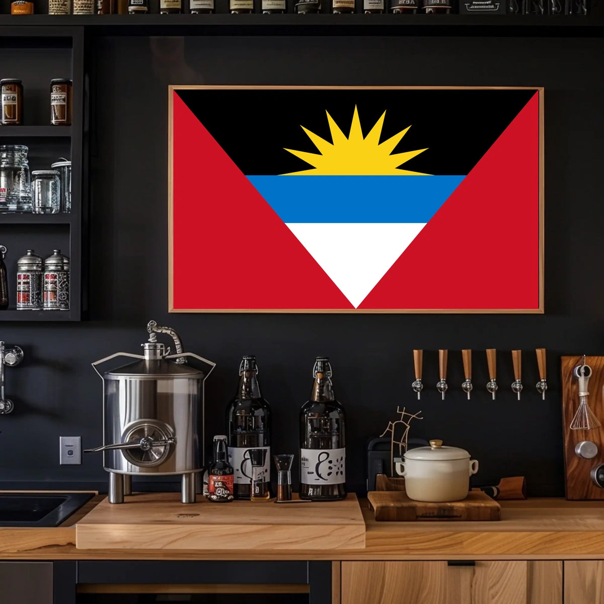 Antigua and Barbuda Flag Poster