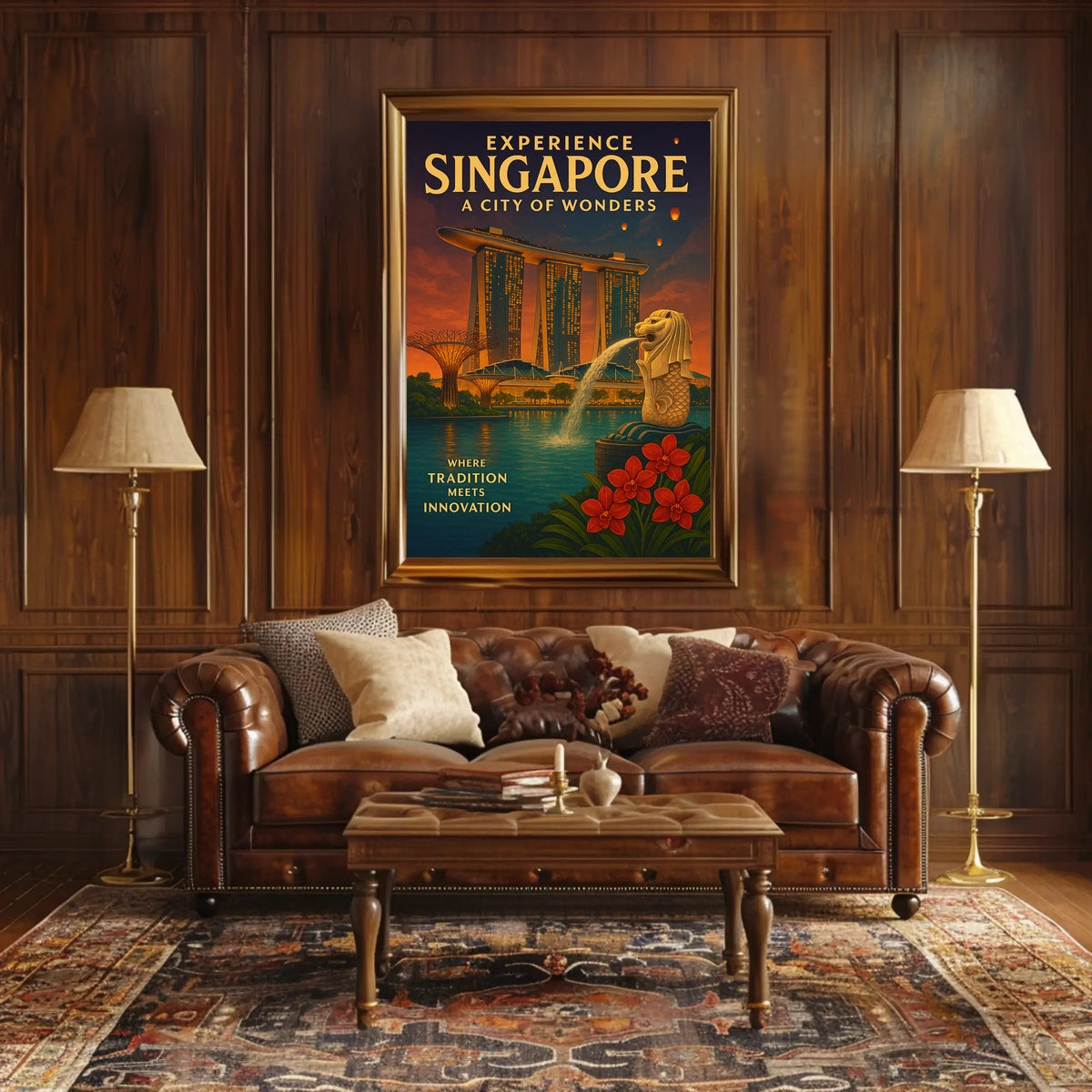 Experience Singapore A City of Wonders Poster