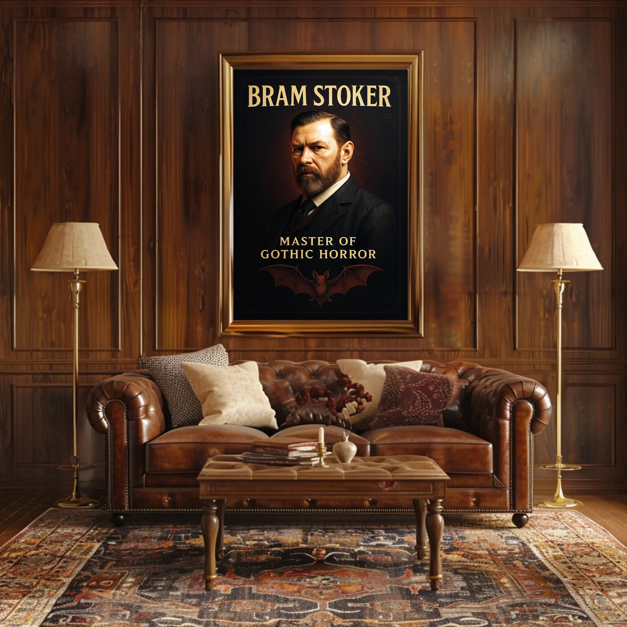 Bram Stoker Master of Gothic Horror Poster PosterGoat