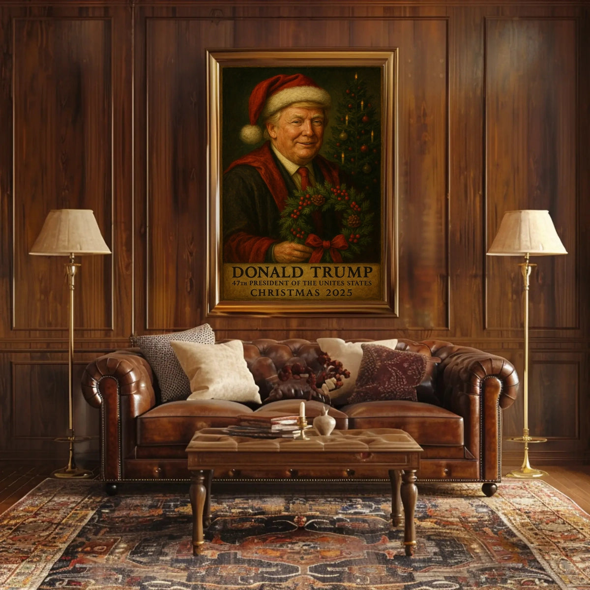 Festive Christmas 2025 Celebration Political or Propaganda Poster