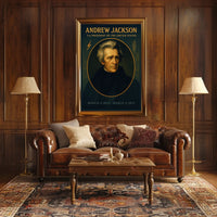 Andrew Jackson Presidential Legacy Poster For History Fans