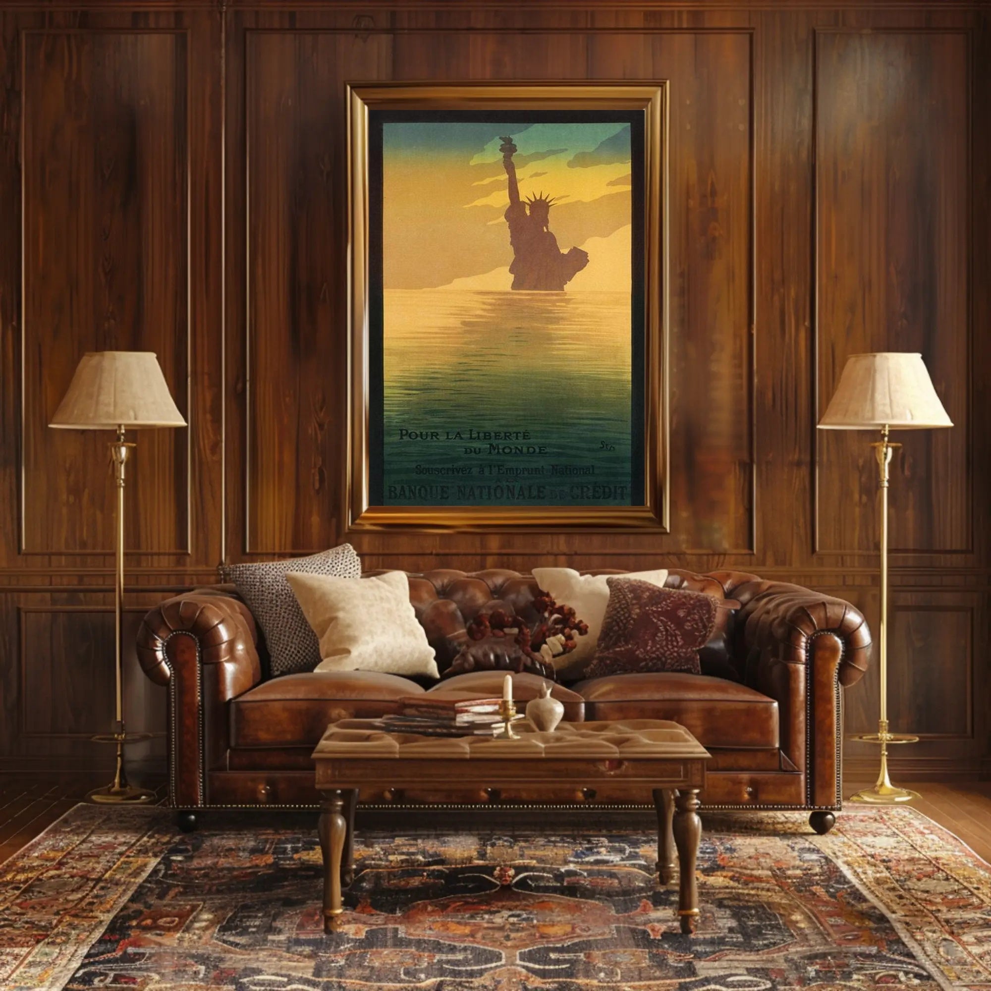 Liberty in the Dawn Poster PosterGoat