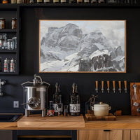 Majestic Alpine Peaks Poster