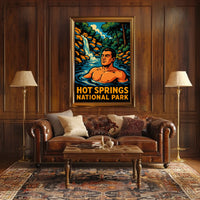Hot Springs National Park Scenic Wanderlust Poster