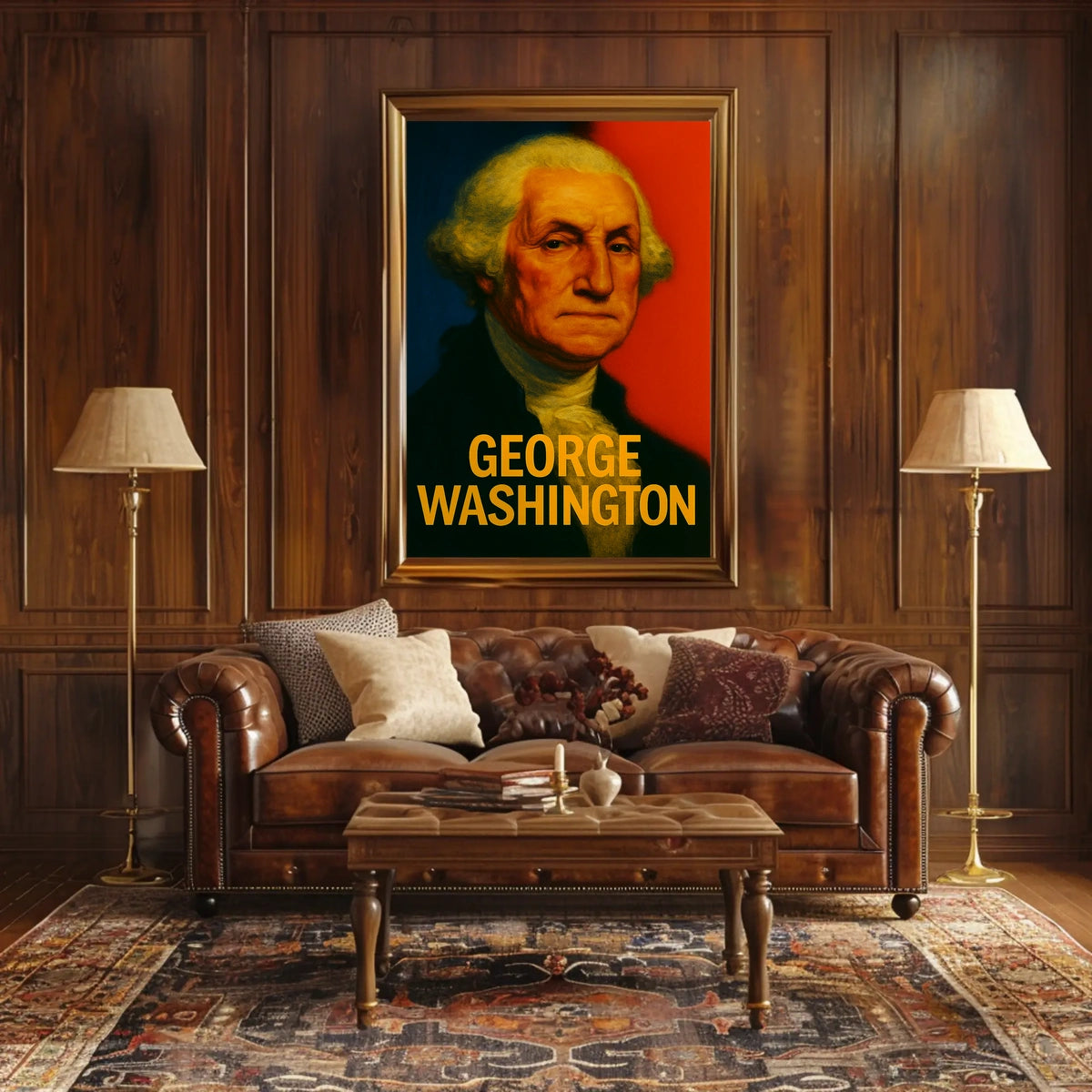 George Washington Historic Vintage Decor Lovers Poster