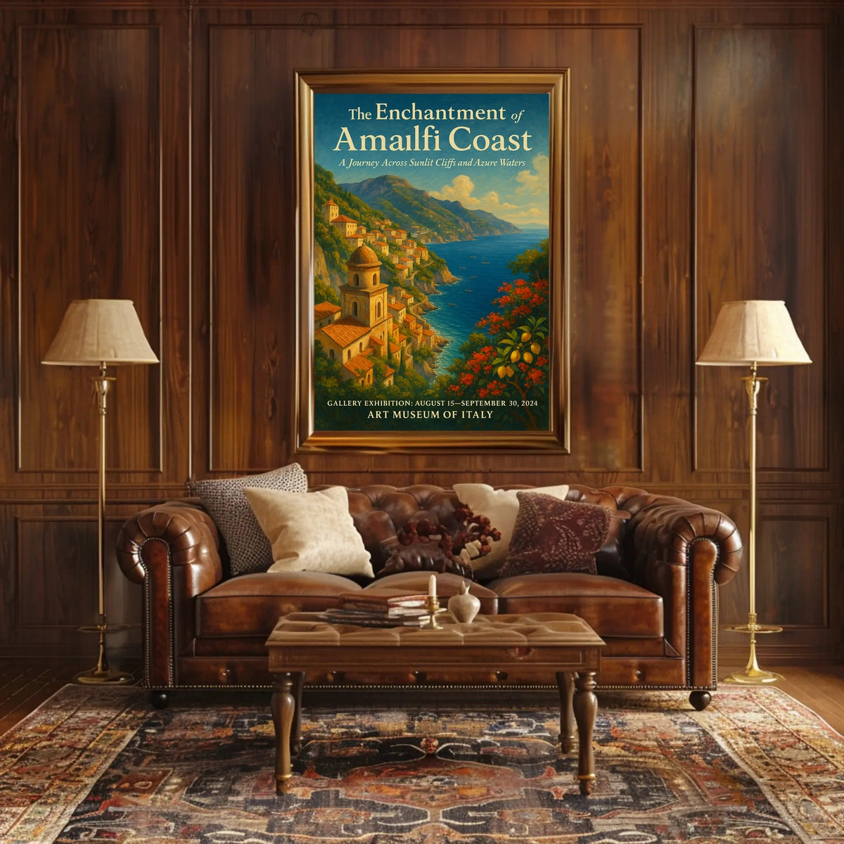The Enchantment of Amalfi Coast Scenic Poster