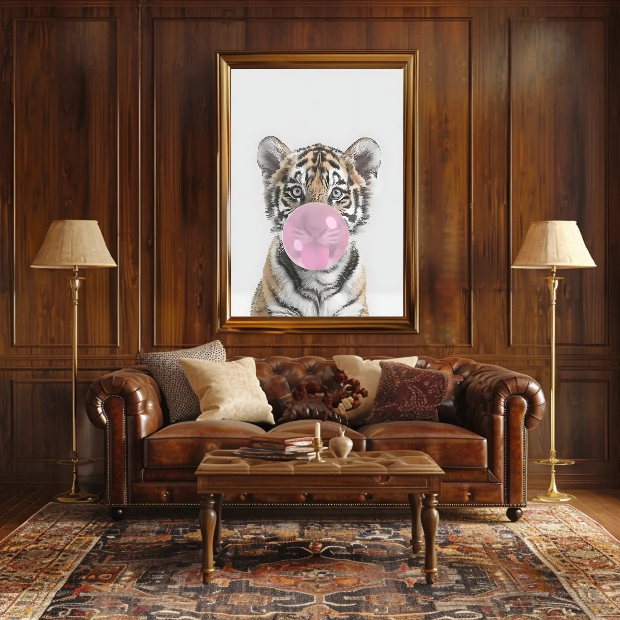 Bubblegum Tiger Poster