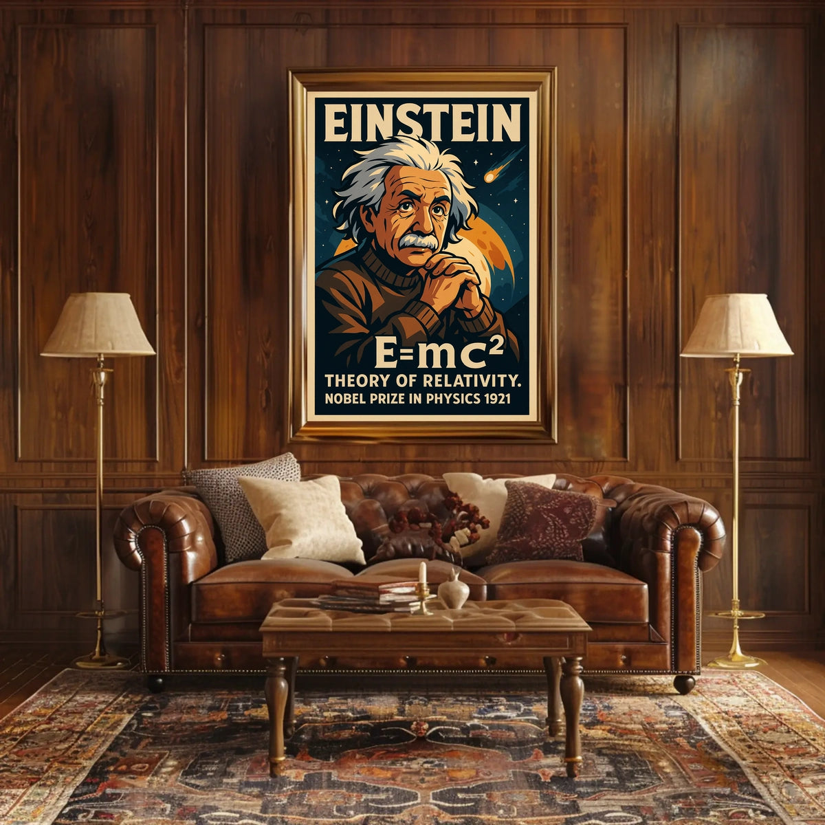 Einstein Theory Of Relativity Poster