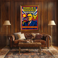 Franklin D. Roosevelt The New Deal Era Poster PosterGoat
