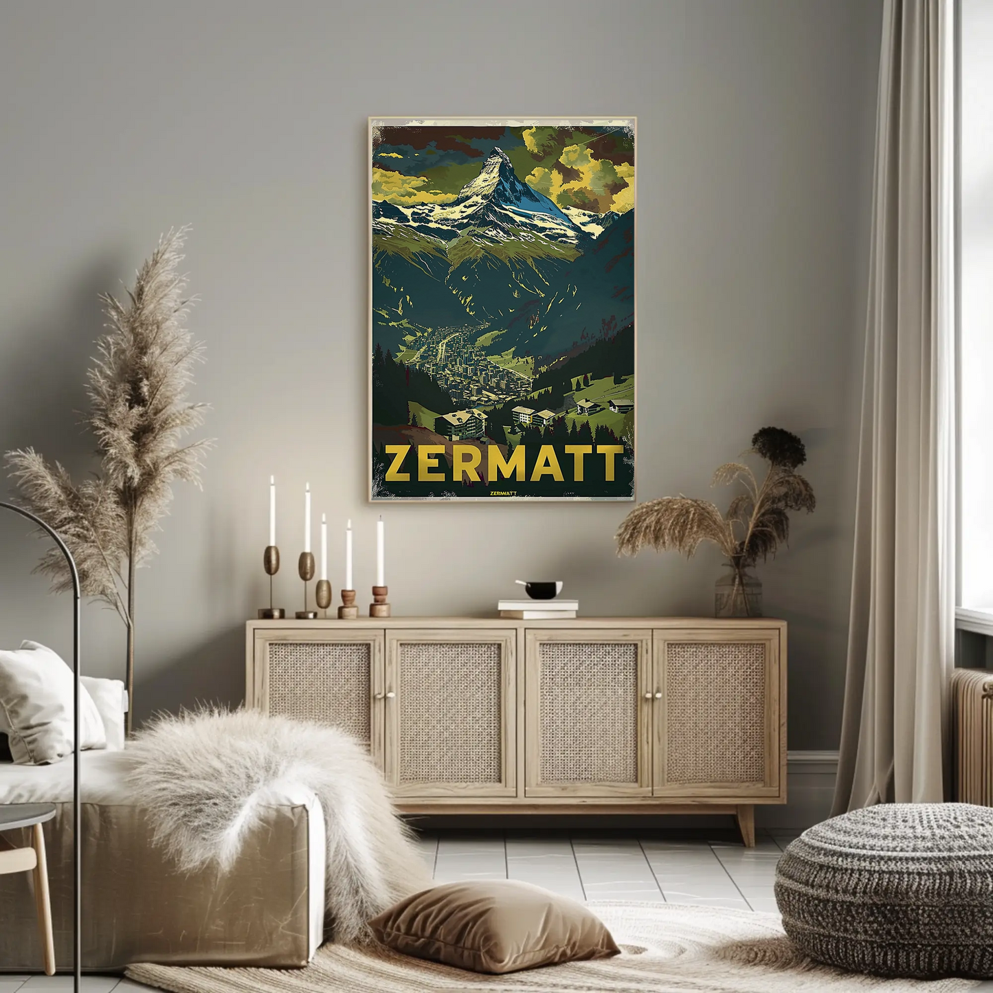 Zermatt Vintage Poster