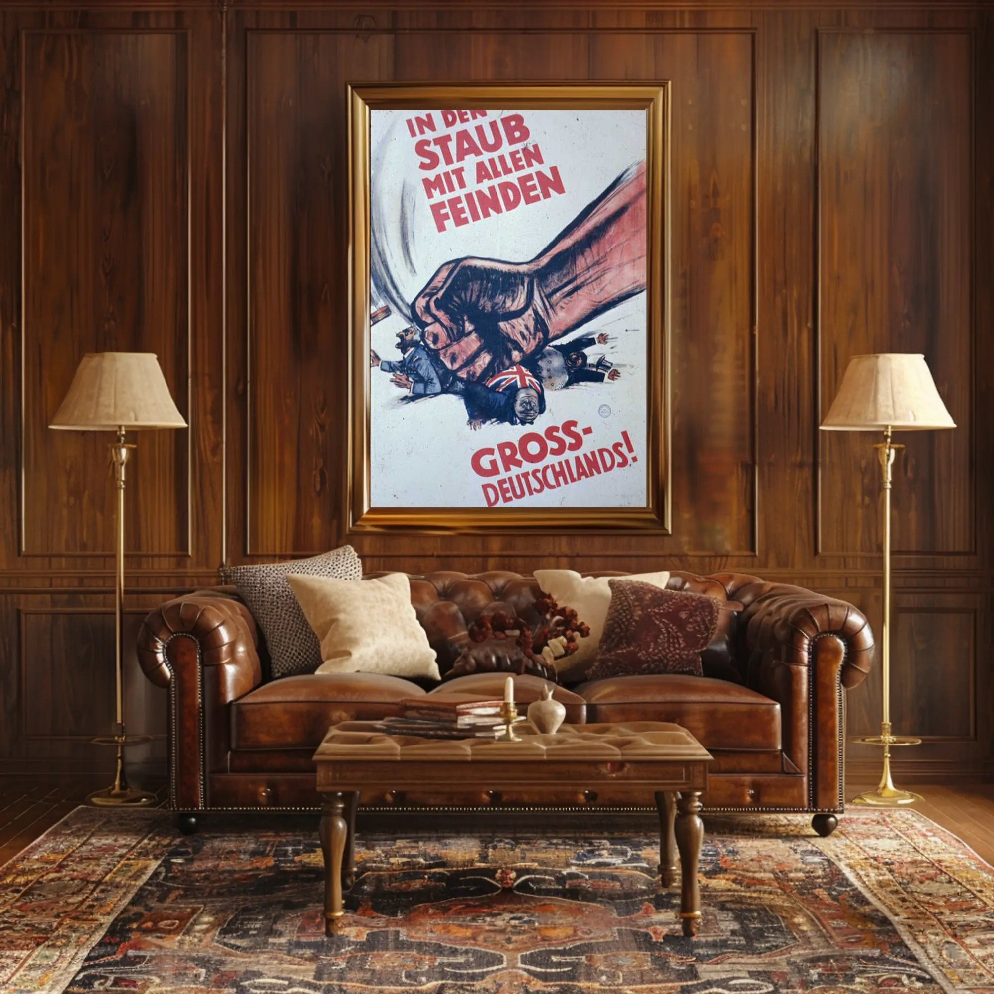 German Propaganda Poster PosterGoat