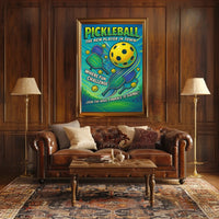 Pickleball The New Player in Town Poster