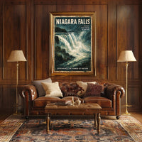 Niagara Falls The Power of Nature Poster PosterGoat