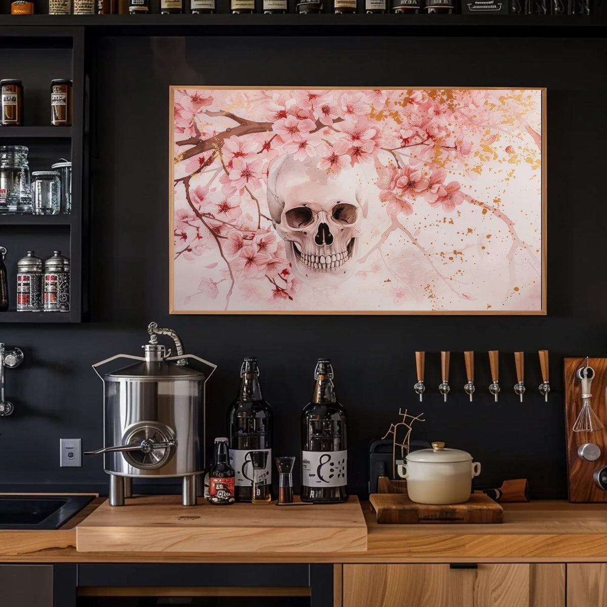 Blossoms and Bones Poster