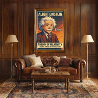 Albert Einstein Theory Of Relativity Poster