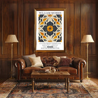 William Morris Cotton Prints Exhibition Poster