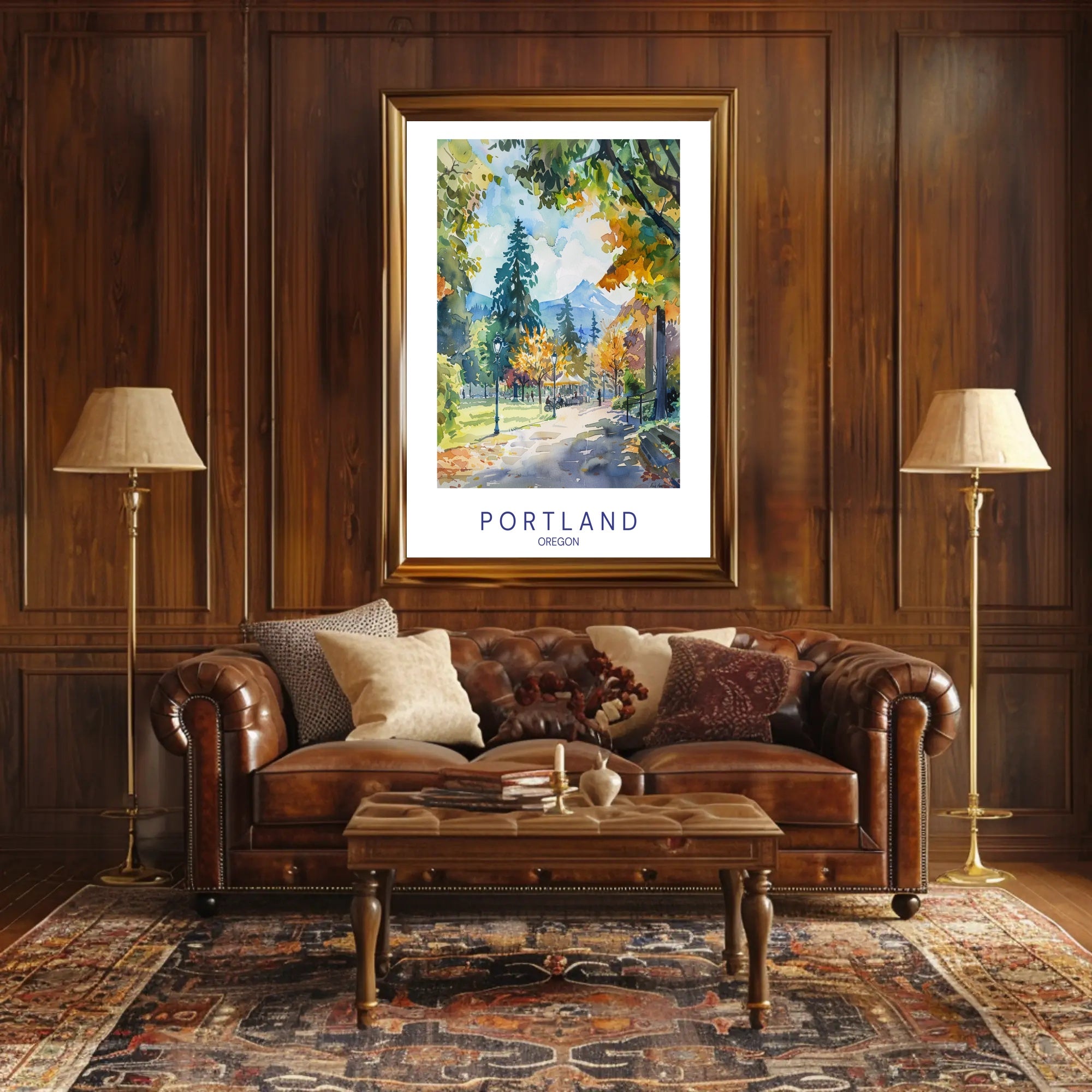Scenic Portland Poster PosterGoat