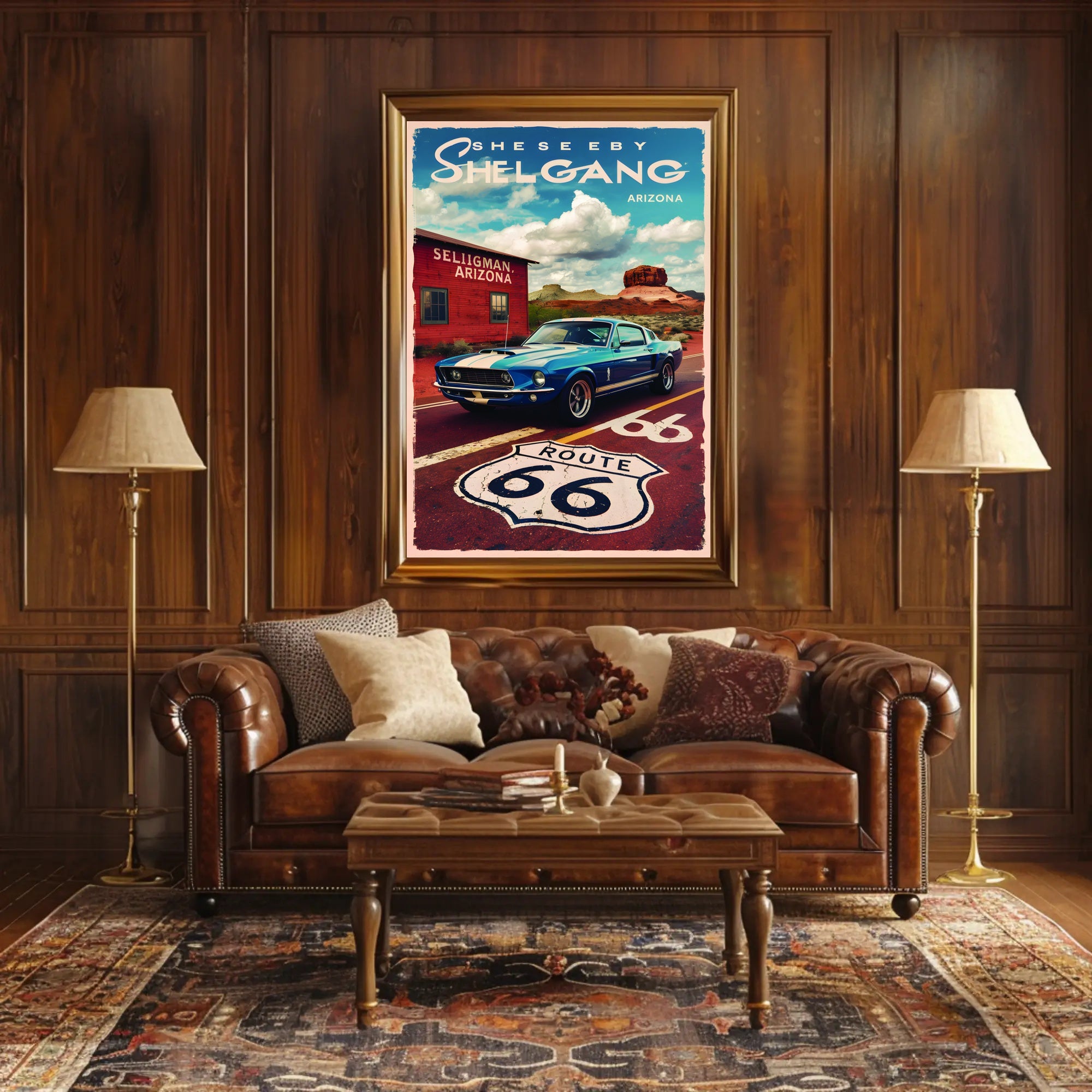 Journey Through Route 66 Poster