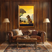 Guardians of the Savanna Poster