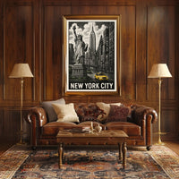 Iconic New York City Poster For Urban Decor Enthusiasts