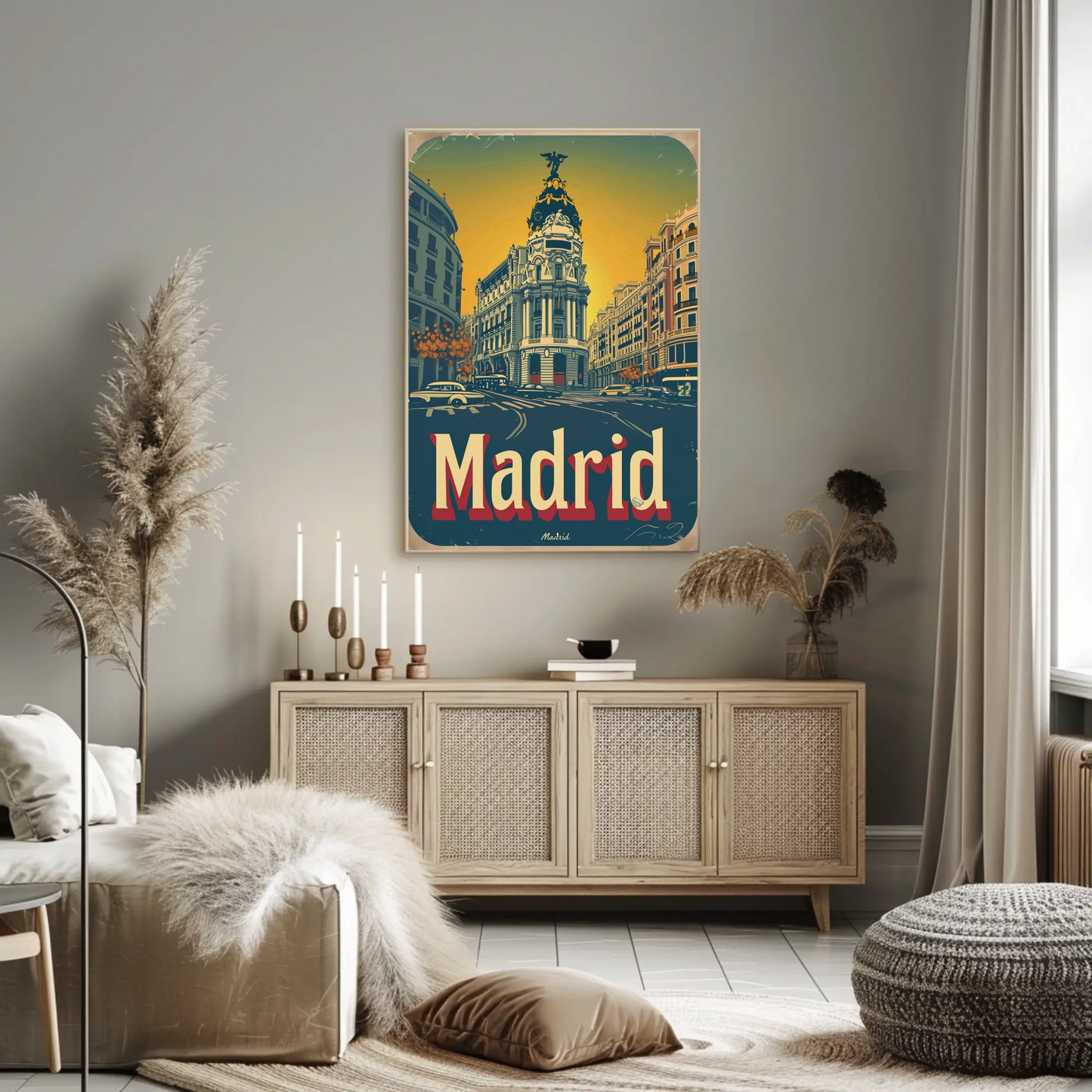 Madrid Vintage Poster