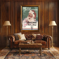 Santa Encourages Investment in America Poster PosterGoat