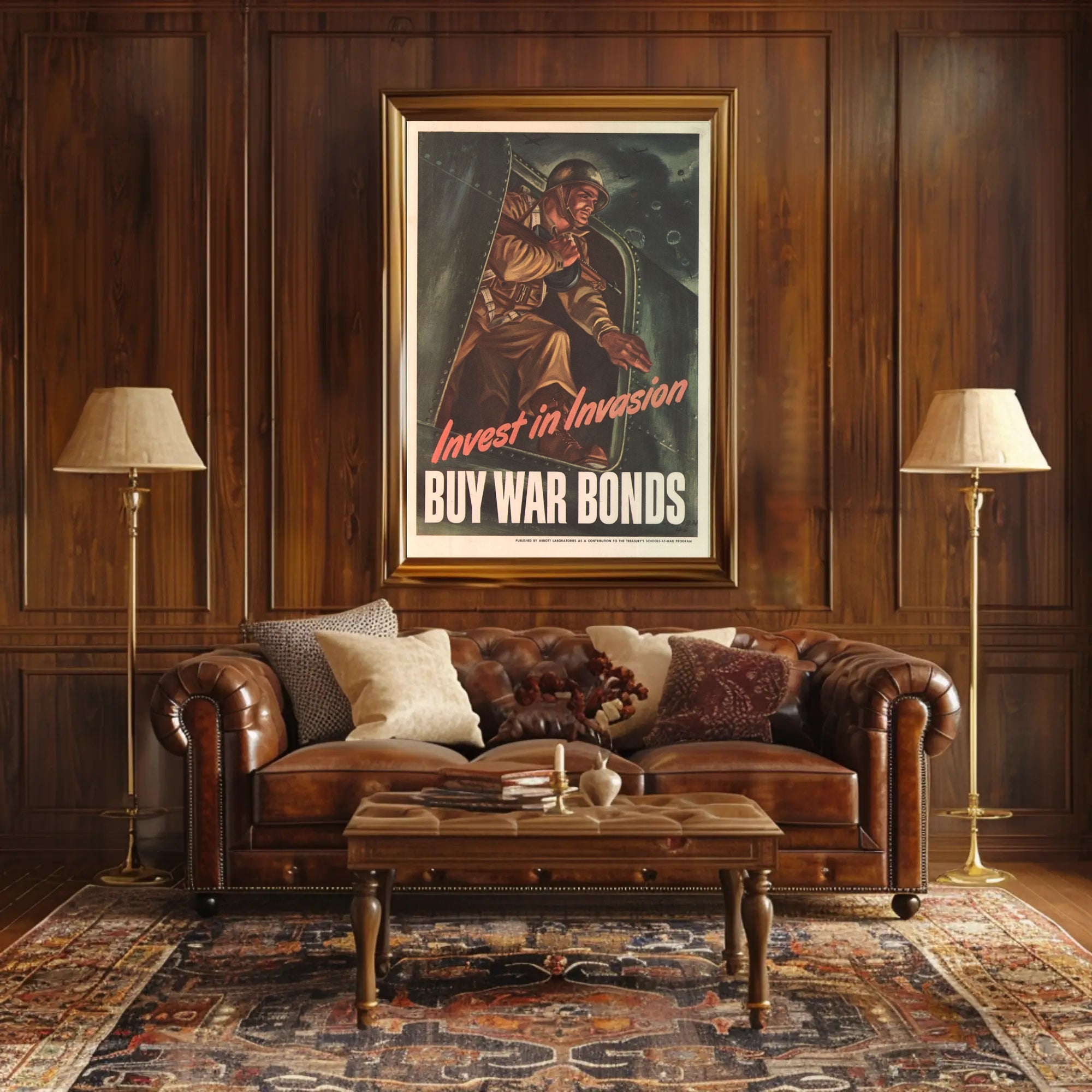 Invest in Invasion Poster PosterGoat