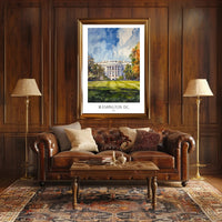 The White House in Washington D.C Poster PosterGoat