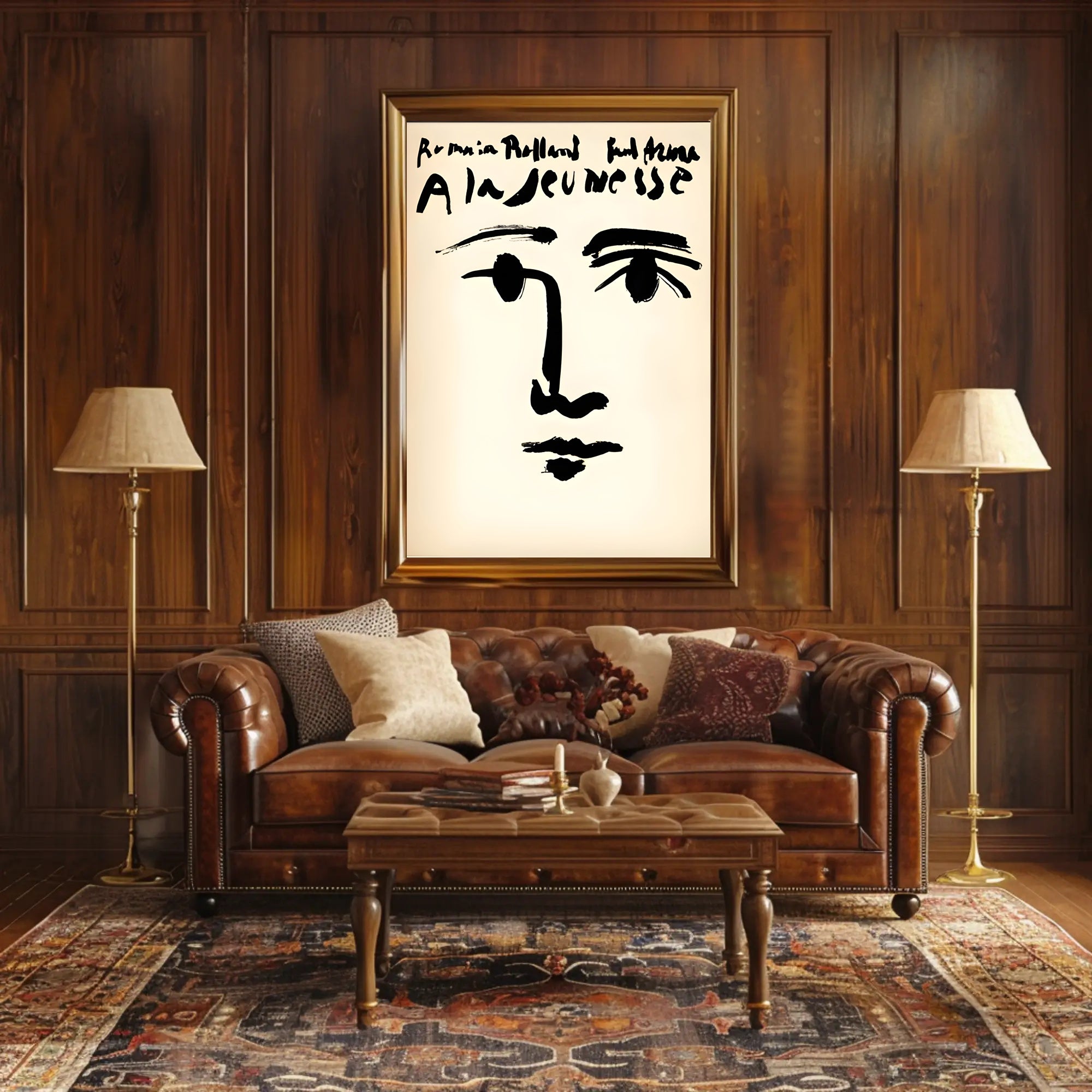 A La Jeunesse Poster Scenic Vintage Travel Print