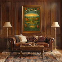 Vermont The Heart of New England Poster
