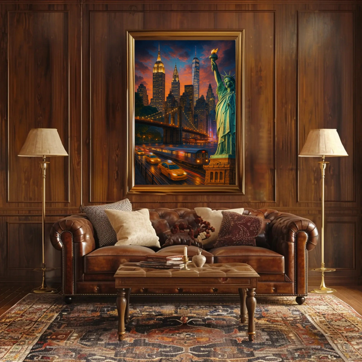 City of Dreams New York Skyline Poster