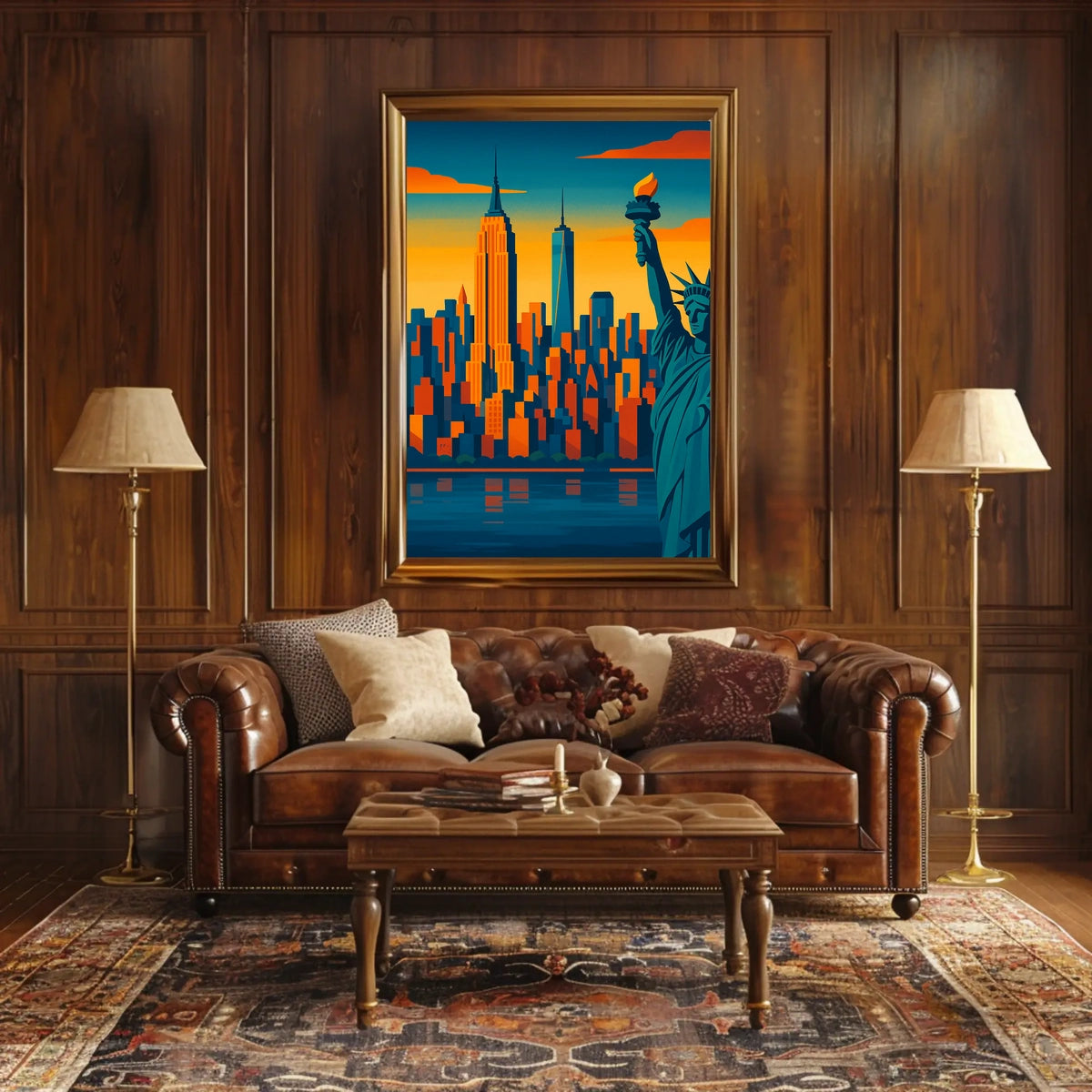 Iconic New York Skyline Poster
