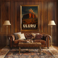 Uluru Australia Outback Sunset Decor Lovers Poster