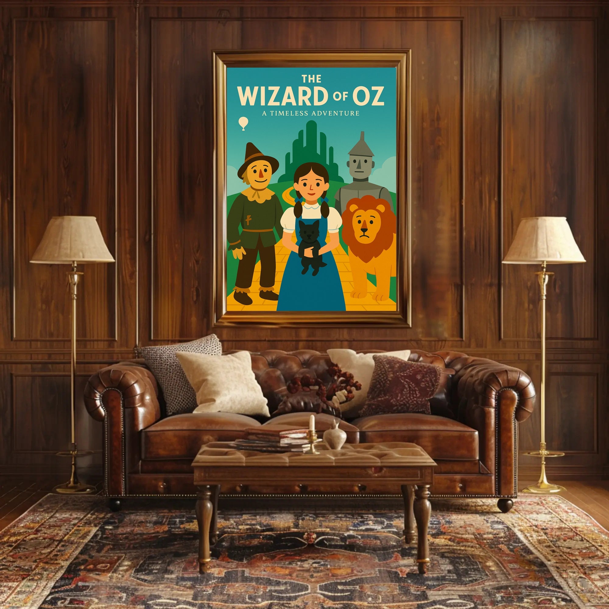 The Wizard of Oz Adventure in a Fantasy or Mythology Poster PosterGoat