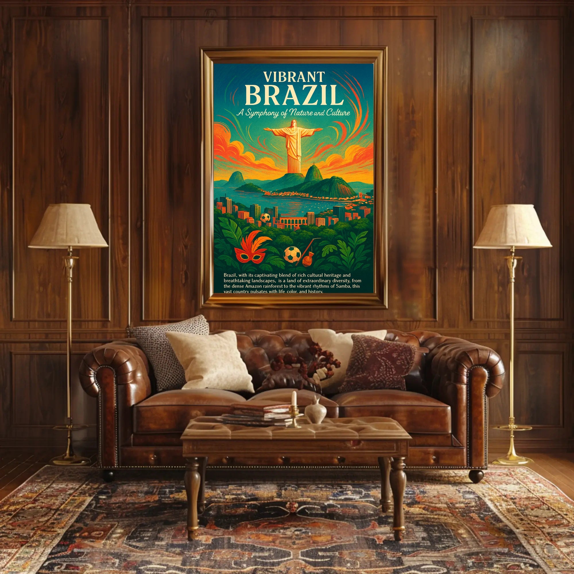 Vibrant Brazil A Symphony Of Nature And Poster