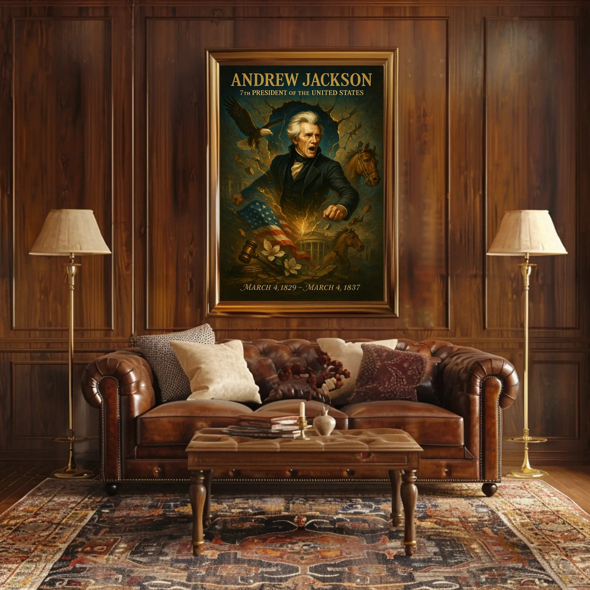 Andrew Jackson 7th President Poster