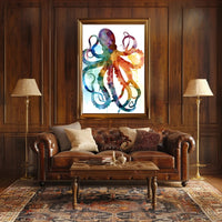 Vibrant Octopus Art Poster