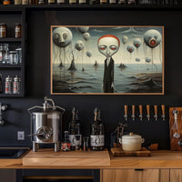 Eerie Surrealism: Dreamy Otherworldly Art Poster - Artistic Poster