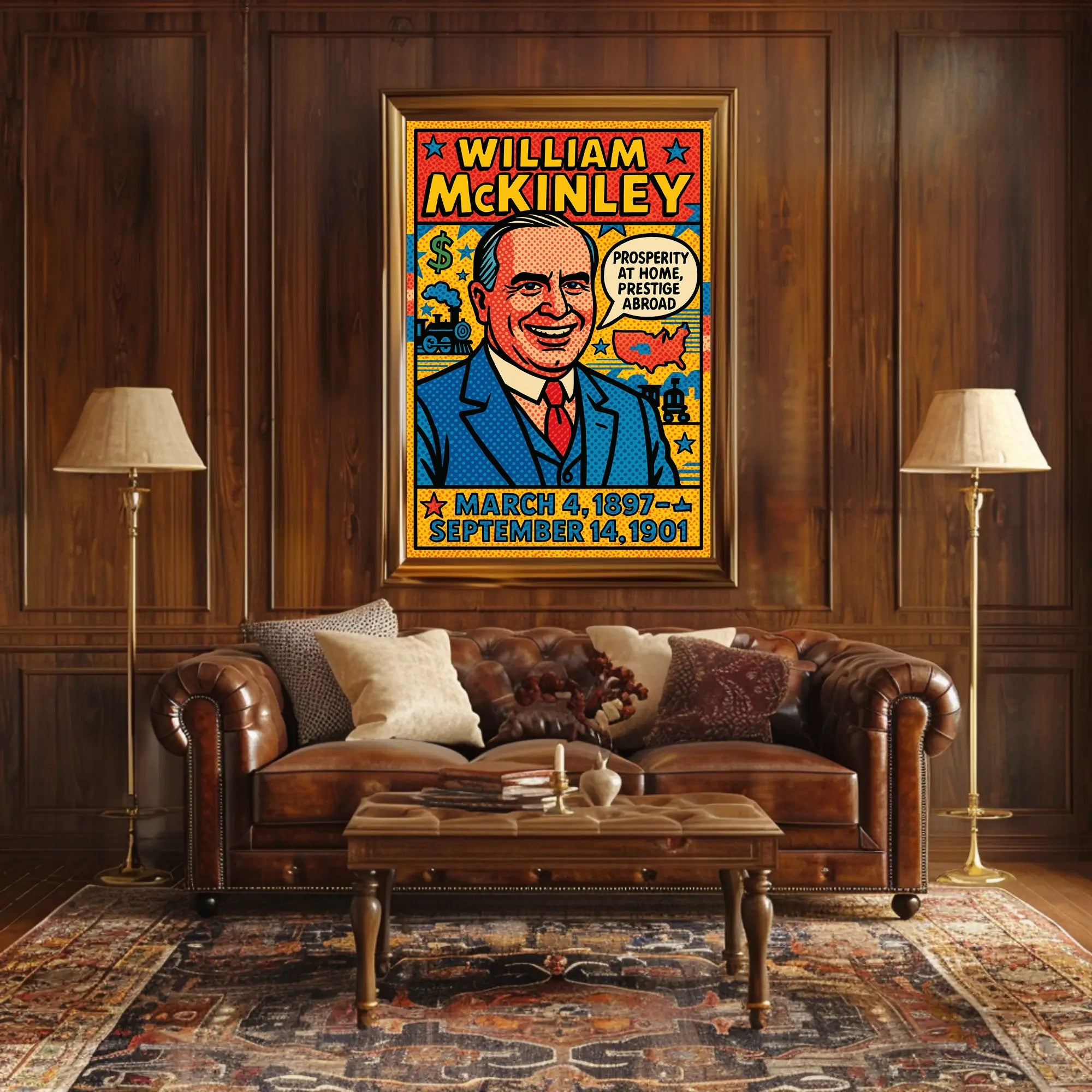 William McKinley 25th President Poster PosterGoat